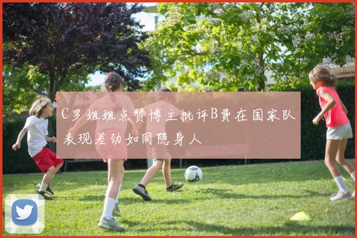 C罗姐姐点赞博主批评B费在国家队表现差劲如同隐身人