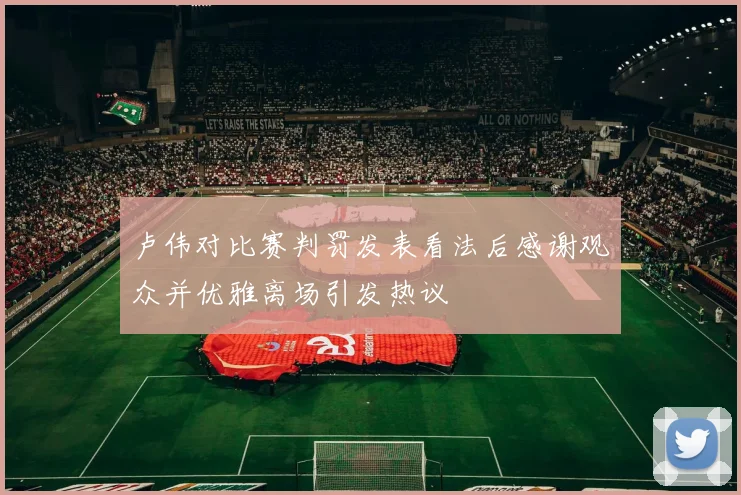 卢伟对比赛判罚发表看法后感谢观众并优雅离场引发热议