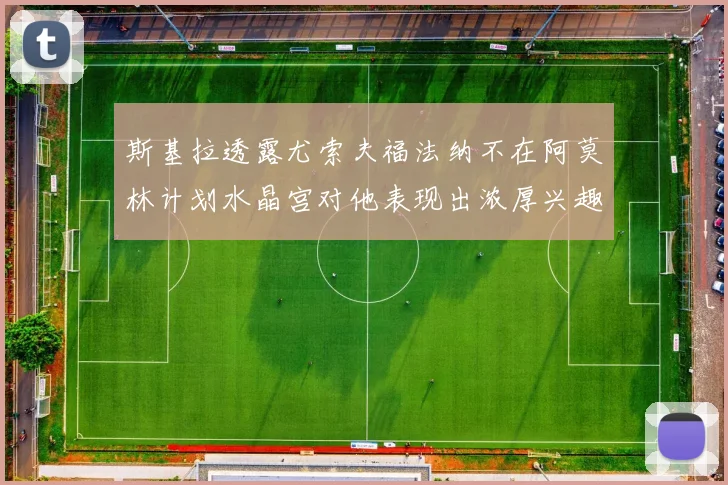 斯基拉透露尤索夫福法纳不在阿莫林计划水晶宫对他表现出浓厚兴趣