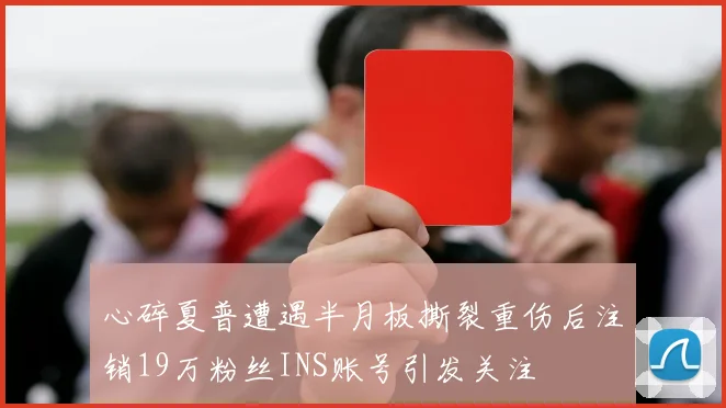 心碎夏普遭遇半月板撕裂重伤后注销19万粉丝INS账号引发关注